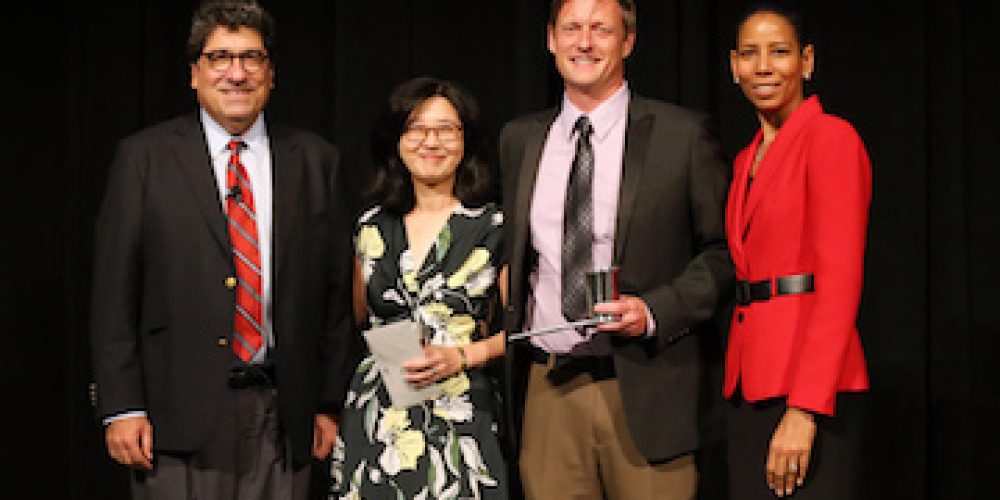 Sohee Park & Geoff Woodman Receive Chancellors Research Award